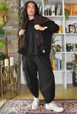 Lagen Shelby Barrel Pant Black 
